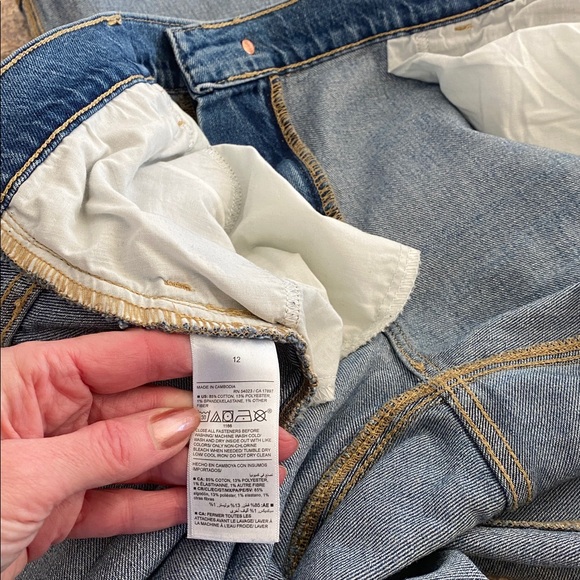 Old Navy Wow Boyfriend Mid-Rise 12 Blue Jeans MUSTY - Picture 4 of 17